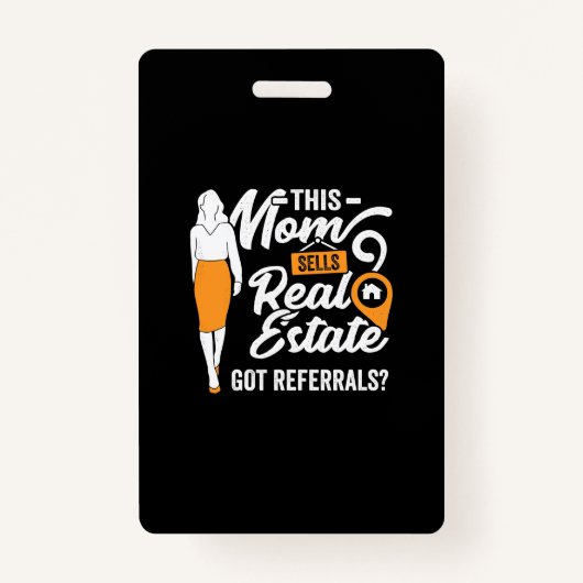 Diese Mama verkauft echtes Anwesen Ausweis (Vorderseite)