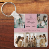 Diese Mami gehört - Personalisiertem Foto | Schlüsselanhänger (Vorderseite)