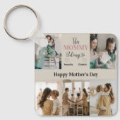 Diese Mami gehört - Personalisiertem Foto | Schlüsselanhänger (Vorderseite)