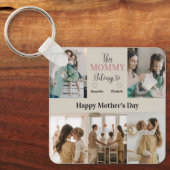 Diese Mami gehört - Personalisiertem Foto | Schlüsselanhänger (Vorderseite)