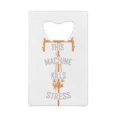 diese Maschine bringt Stress Geldbeutel Flaschenöffner (Rückseite)