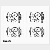 Diese Maschine heilt vorhandenes Dread-Fahrrad Rechteckiger Aufkleber (Blatt)