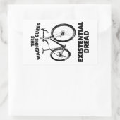 Diese Maschine heilt vorhandenes Dread-Fahrrad Rechteckiger Aufkleber (Tasche)