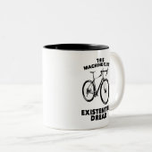 Diese Maschine heilt vorhandenes Dread-Fahrrad Zweifarbige Tasse (VorderseiteRechts)