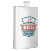 Diese Maschine tötet Angst Flachmann (Rechts)