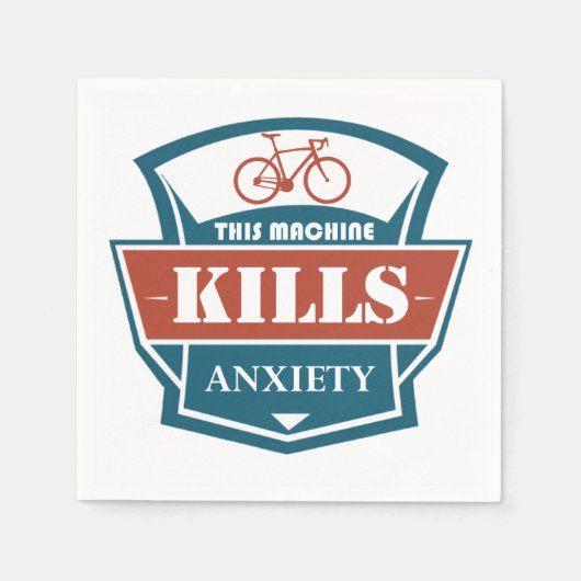 Diese Maschine tötet Angst Serviette (Vorderseite)