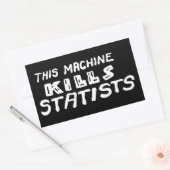 Diese Maschine tötet Statisten Rechteckiger Aufkleber (Umschlag)