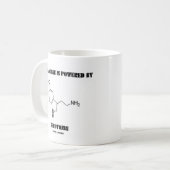 Diese Maschine wird angetrieben durch Serotonin Kaffeetasse (Vorderseite Links)