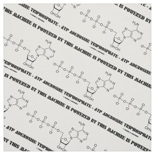 Diese Maschine wird durch Adenosin-Triphosphat Stoff (Muster)