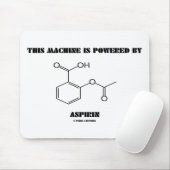Diese Maschine wird durch Aspirin (Molekül) angetr Mousepad (Mit Mouse)