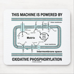 Diese Maschine wird durch oxidative Phosphorylieru Mousepad