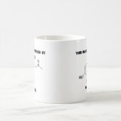 Diese Maschine wird von Adrenalin angetrieben Kaffeetasse (Mittel)