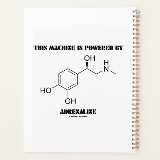 Diese Maschine wird von Adrenalin-Molekül angetrie Planer (Rückseite)