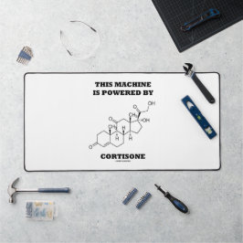 Diese Maschine wird von der Cortison-Chemie angetr Schreibtischunterlage