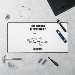 Diese Maschine wird von Glukosechemie angetrieben Schreibtischunterlage