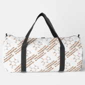 Diese Maschine wird von Schokoladentheobromin ange Duffle Bag (Vorderseite)