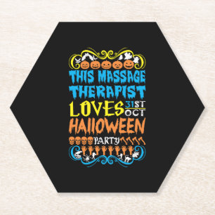 Diese Massagetherapeutin Lieben 31. Oktober Hallow Untersetzer