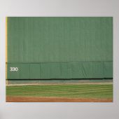 Diese Mauer wird als "das grüne Monster" bezeichne Poster (Vorne)