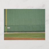 Diese Mauer wird als "das grüne Monster" bezeichne Postkarte (Vorderseite)