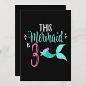 Diese Meerjungfrau ist 3 Meerjungfrauen 3. Geburts (Vorne/Hinten)