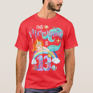 Diese Meerjungfrau ist die 13. Geburtstagsmädchen  T-Shirt