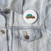 Diese Mode Eins Bunte Graffiti-Typografie Button (Beispiel)
