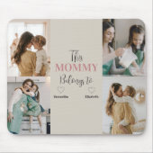 "Diese Mommy gehört zu" Mousepad für das benutzerd (Vorne)