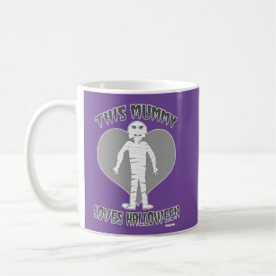 Diese Mumie liebt Halloween Cartoon-Spaß Kaffeetasse