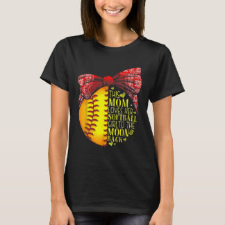 Diese Mutter liebt ihr Softll Mädchen bis zum Mond T-Shirt