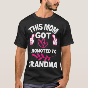 Diese Mutter wurde zur Oma befördert Pferde Mustan T-Shirt