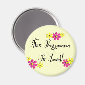 Diese Nagymama (ungarische Großmutter) ist LIEBT Magnet (Vorderseite/Rückseite)