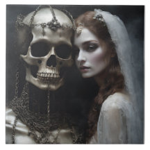 Diese nahe dämonische Braut, die von einer rostige