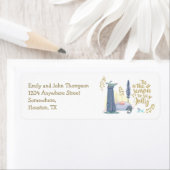 Diese Niedliche Weihnachtszeit-Rücksendeadresse (Insitu)