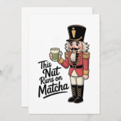 Diese Nut läuft auf Matcha Christmas Nutcracker Ankündigung (Vorne/Hinten)