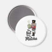 Diese Nut läuft auf Matcha Christmas Nutcracker Magnet (Vorderseite/Rückseite)