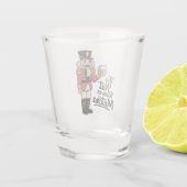 Diese Nut läuft auf Matcha Christmas Nutcracker Schnapsglas (Rückseite)