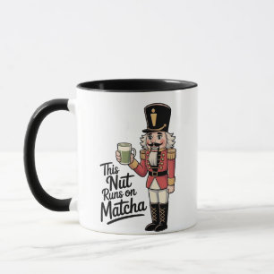 Diese Nut läuft auf Matcha Christmas Nutcracker Tasse