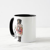 Diese Nut läuft auf Matcha Christmas Nutcracker Tasse (Vorderseite Links)