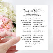 Diese oder jene Game Card Einladung