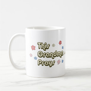 Diese Oma betet groovy Kaffeetasse