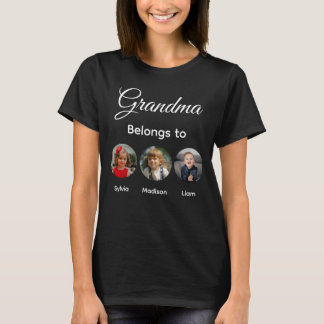 Diese Oma gehört zu benutzerdefinierten Enkelkinde T-Shirt