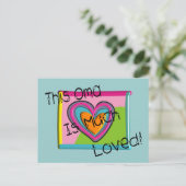 Diese OMA hat sich sehr gefreut Postkarte (Stehend Vorderseite)