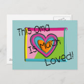 Diese OMA hat sich sehr gefreut Postkarte (Vorne/Hinten)