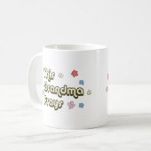 Diese Oma Prays Groovy Kaffeetasse (Vorderseite Links)