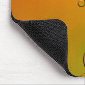 diese orangefarbenen Blasen Mousepad (Ecke)