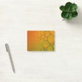 diese orangefarbenen Blasen Post-it Klebezettel (Büro)