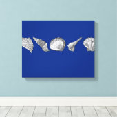 Diese originelle Seashell-Kunst anpassen Leinwanddruck (Insitu (Holzboden))