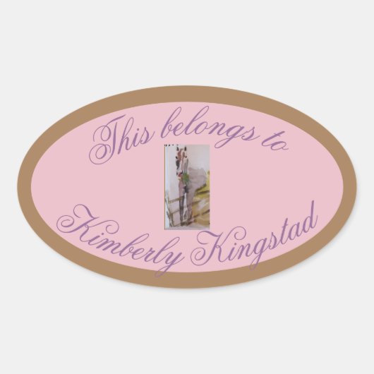 diese ovaler aufkleber (Vorderseite)