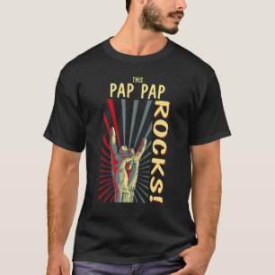 Diese Pap PAP Rocks Vintag Retro Concept 70er 80er T-Shirt