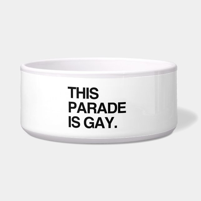 Diese Parade ist homosexuell Napf (Vorderseite)